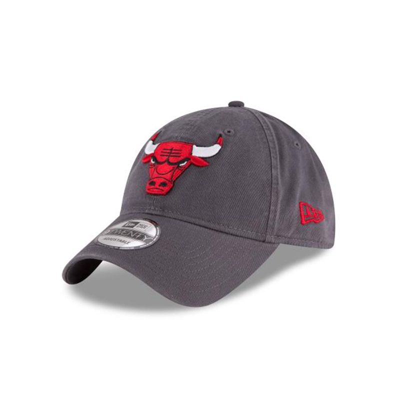 NBA Chicago Bulls Core Classic 9Twenty Adjustable (EKG1928) - Grey New Era Caps